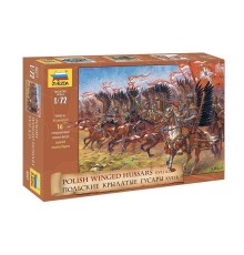 Сборные солдатики ZVEZDA Польские крылатые гусары, 1/72