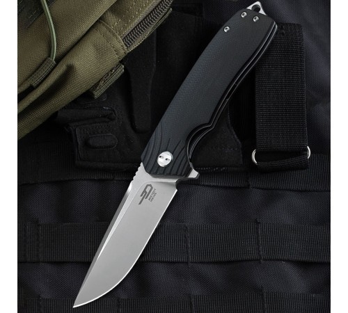 Нож Bestech Lion сталь D2, рукоять G10 черная