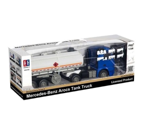Радиоуправляемый тягач с цистерной Double Eagle Mercedes-Benz Actros 1/26 2.4G RTR