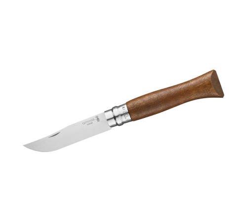 Нож Opinel №9, нержавеющая сталь, ореховая рукоять в картонной коробке, 002425