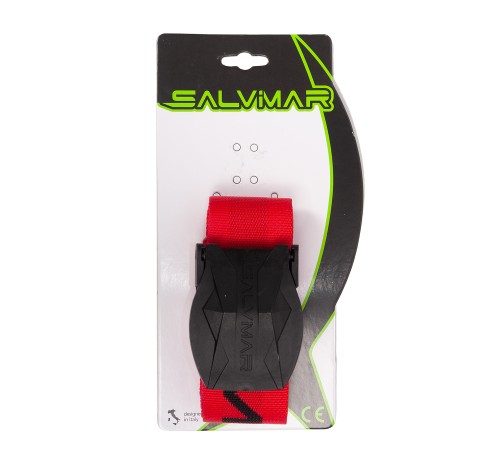 Нейлоновый грузовой ремень SALVIMAR с пряжкой из пластика, Красный