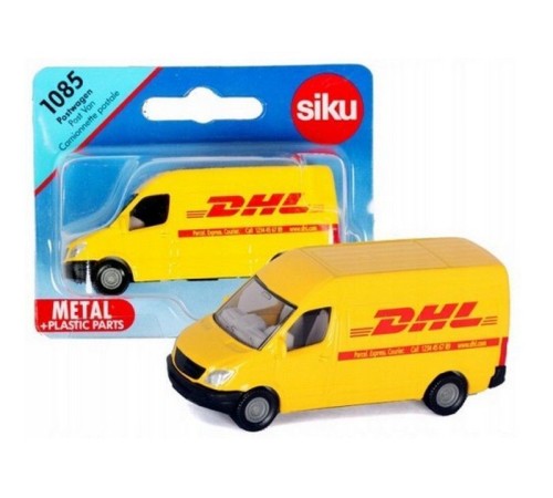 Фургон Siku 1085 DHL 1/87, 7.4 см, желтый