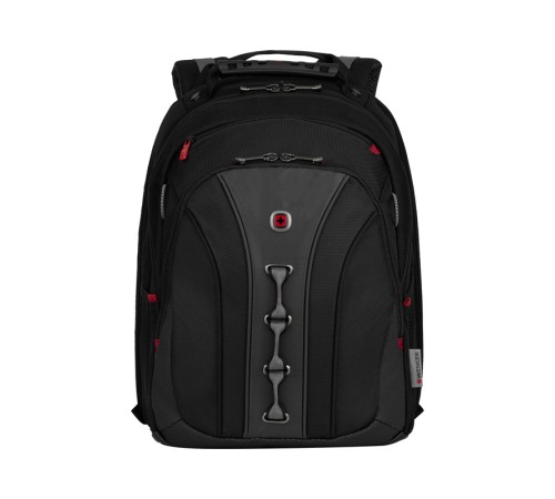 Рюкзак WENGER Legacy 16'', черный/серый, полиэстер/ПВХ, 35 x 25 x 45 см, 21 л