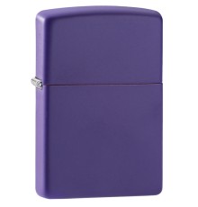 Зажигалка ZIPPO Classic с покрытием Purple Matte, латунь/сталь, фиолетовая, матовая, 38x13x57 мм
