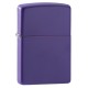 Зажигалка ZIPPO Classic с покрытием Purple Matte, латунь/сталь, фиолетовая, матовая, 38x13x57 мм