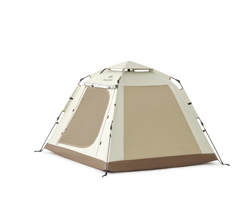 Палатка 3-местная c навесом Naturehike Ango Picnic Automatic Tent CNK2450WS021, бежевая, 6976507662536