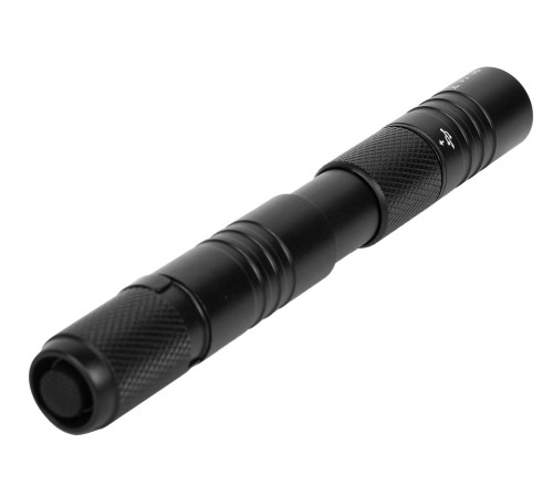 Фонарь-ручка SKYWOODS PENLIGHT FIX P4 Short, 350 люмен, фокусировка луча, Type-C