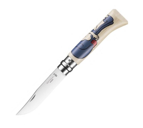 Нож Opinel №8, Edition France by Jeremyville, 002156