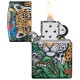 Набор из двух зажигалок ZIPPO Загадки леса с покрытием Glow-in-the-Dark Green, зелёные, глянецевые