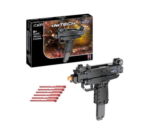 Конструктор CADA deTech пистолет-пулемет Micro Uzi (359 деталей)