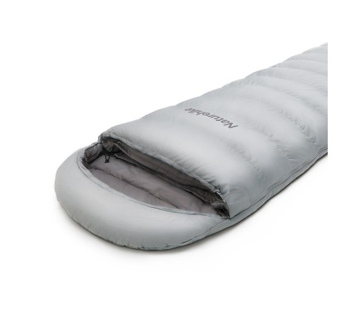 Ультралёгкий спальный мешок Naturehike RM40 Series Утиный пух Grey Size M, 6927595707159