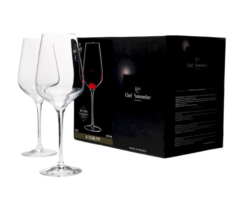 Бокалы для вина Chef&Sommelier Sublym 550 мл. / 6 шт. в п/у.