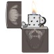 Зажигалка ZIPPO Screaming Monster с покрытием Black Ice®, латунь/сталь, черная, 38x13x57 мм