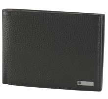 Портмоне VICTORINOX Altius 3.0 Innsbruck, чёрное, натуральная тиснёная кожа наппа, 13x2x10 см