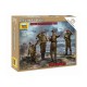 Сборные солдатики ZVEZDA Британский штаб, 1/72