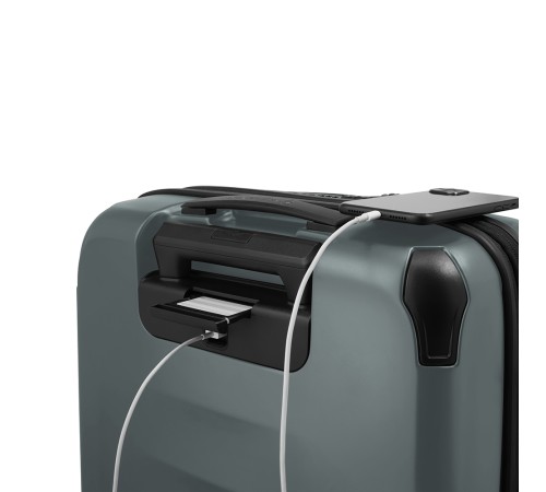 Чемодан VICTORINOX Spectra™ 3.0 Global Carry-On, темно-зеленый, поликарбонат Sorplas™, 40x20x55 см, 39 л