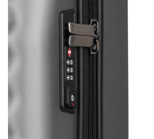 Чемодан WENGER Lumen, серый, поликарбонат, 40 x 20 x 55 см, 32 л