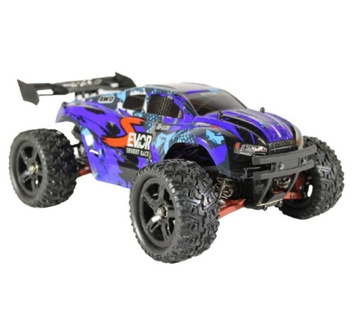 Радиоуправляемая трагги Remo Hobby S EVO-R Brushless UPGRADE V2.0 (синяя) 4WD 2.4G 1/16 RTR
