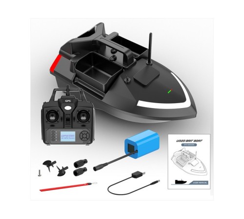 Радиоуправляемый катер для рыбалки Flytec V020 GPS 2.4G RTR