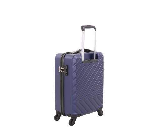 Чемодан SWISSGEAR BROSS, синий, АБС-пластик, 37,5x23x55 см, 39 л