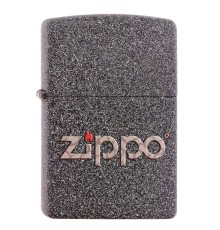 Зажигалка ZIPPO Classic с покрытием Iron Stone™, латунь/сталь, серая, матовая, 38x13x57 мм