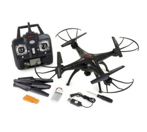 Р/У квадрокоптер Syma X5SC с видеокамерой, 4Gb, HeadFree 2.4G RTF