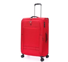 Чемодан TORBER Brosno, красный, нейлон 600D, 48 х 22 х 78 см, 85 л