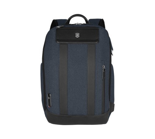 Рюкзак VICTORINOX Architecture Urban2 City Backpack 14'', синий, полиэстер / кожа, 30x19x42 см, 17 л