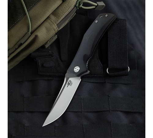 Нож Bestech Scimitar сталь D2, рукоять G10 черная
