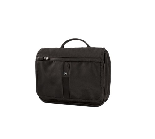 Сумка VICTORINOX Adventure Traveler, с системой защиты RFID, чёрная, нейлон 800D, 27x8x22 см, 4 л