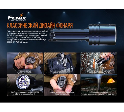 Фонарь Fenix TK35UE V2.0, TK35UEV20