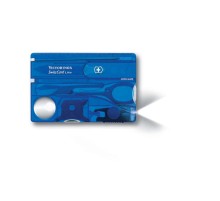 Швейцарская карточка VICTORINOX SwissCard Lite, 13 функций, полупрозрачная синяя