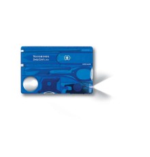 Швейцарская карточка VICTORINOX SwissCard Lite, 13 функций, полупрозрачная синяя