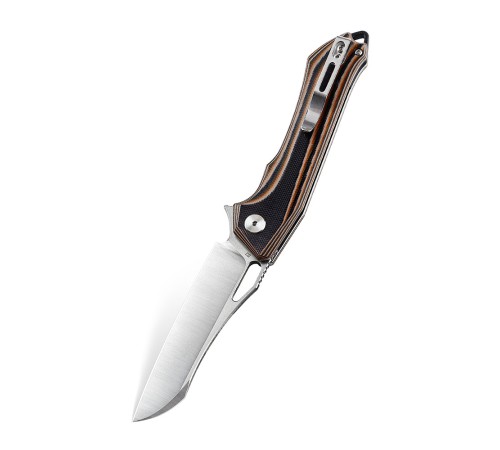 Нож Bestech Platypus сталь D2, рукоять G10 черный-оранжевый-бежевый