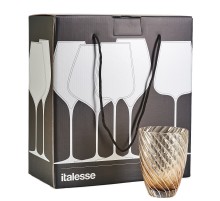 Стаканы сервировочные Italesse Vertigo Tumbler Amber 2 шт.