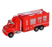 Машина AUTODRIVE Пожарная инерционная, в/п 23,5*6,5*19,5см, ,