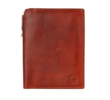 Бумажник для документов Cross Vachetta New Cognac, с ручкой Cross, кожа наппа, гладкая, рыже-корич.