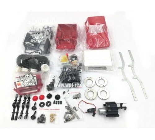 Радиоуправляемая машина WPL пикап Hilux (синяя) 4WD 2.4G 1/16 KIT