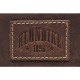 Сумка KLONDIKE Native, натуральная кожа в коричневом цвете, 44 х 10 х 33 см