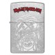 Зажигалка ZIPPO Iron Maiden с покрытием Street Chrome, латунь/сталь, серебристая, 38x13x57 мм