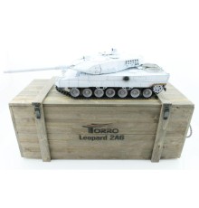Р/У танк Taigen 1/16 Leopard 2 A6 (Германия) (для ИК танкового боя) UN 2.4G RTR, деревянная коробка
