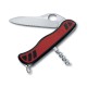 Нож перочинный VICTORINOX Sentinel One Hand, 111 мм, 3 функции, с фиксатором, красный с чёрным