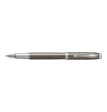 Ручка перьевая Parker IM Premium Dark Espresso Chiselled CT