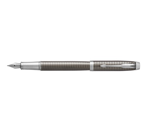 Ручка перьевая Parker IM Premium Dark Espresso Chiselled CT