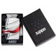 Зажигалка Zippo Flame Design с покрытием White Matte, латунь/сталь, белая, матовая, 38x13x57 мм