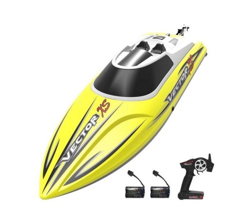Радиоуправляемый катер Volantex RC Vector XS желтый 2.4G RTR