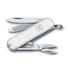 Нож-брелок VICTORINOX Classic SD, 58 мм, 7 функций, белый