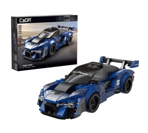 Конструктор CaDA спортивная машинка Night Flash 1/24 (162 детали)