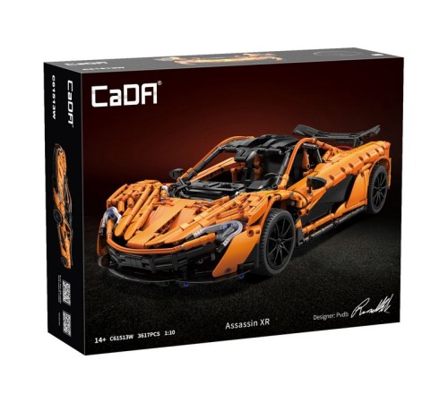 Конструктор CaDA MASTER спорткар Assassin XR 1/10 (3617 деталей)