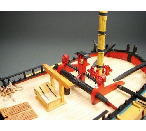 Сборная картонная модель Shipyard барк HMB Endeavour (№33), 1/96